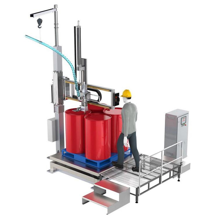 IBC Barrel Rocker Type kemisk væskepåfyldningsmaskine